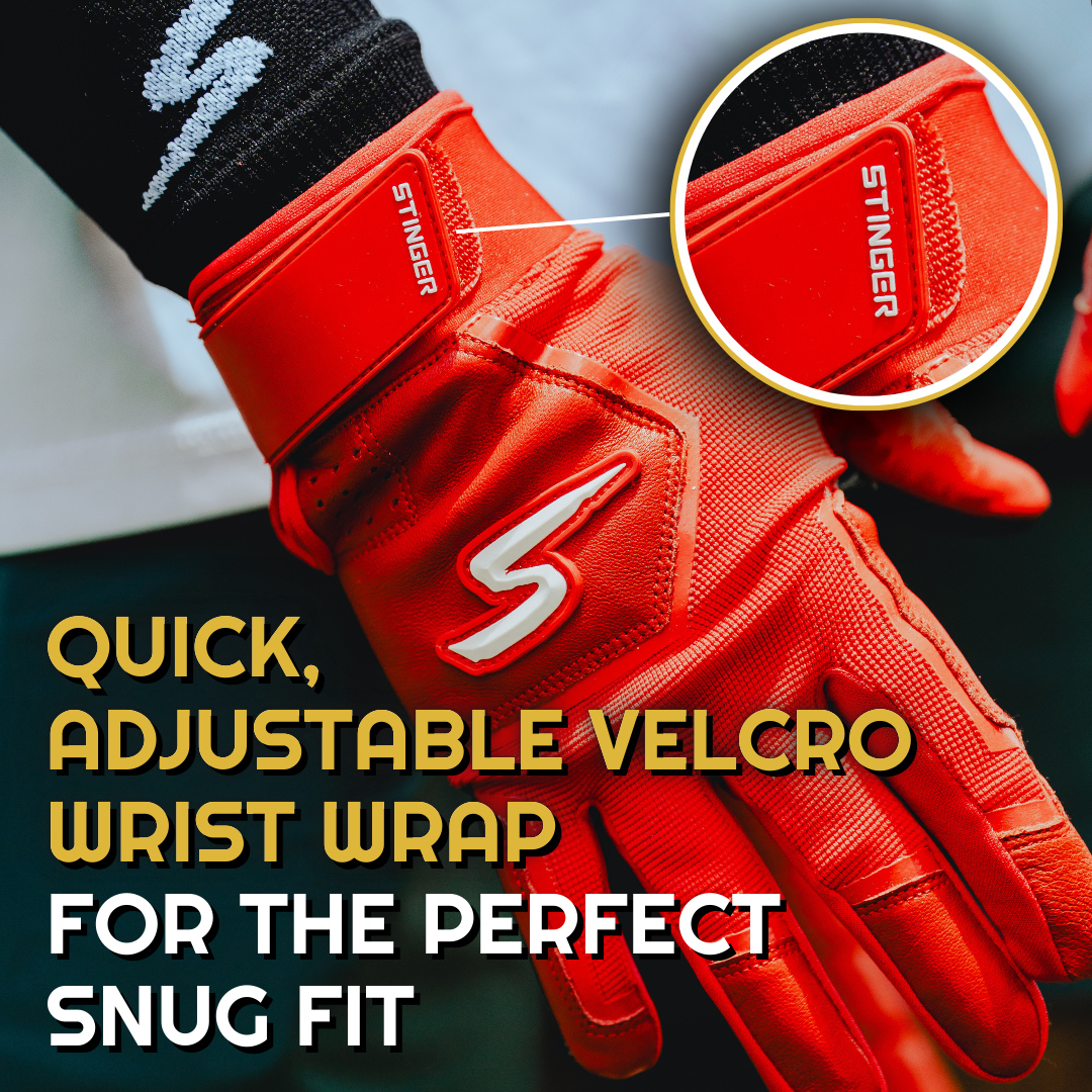 Color Crush Batting Gloves - Navy