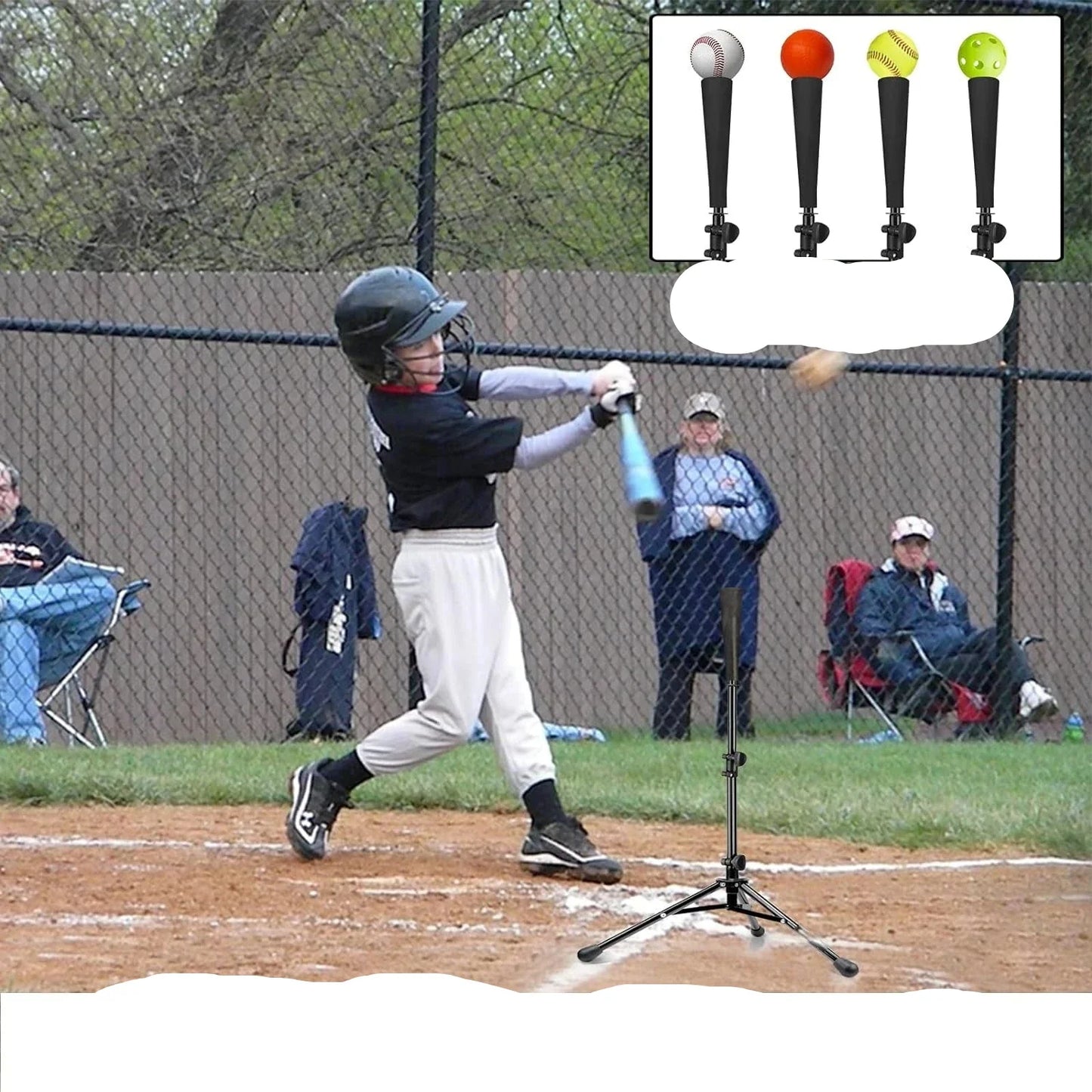 Sturdy Portable Batting Tee for Practice Anywhere