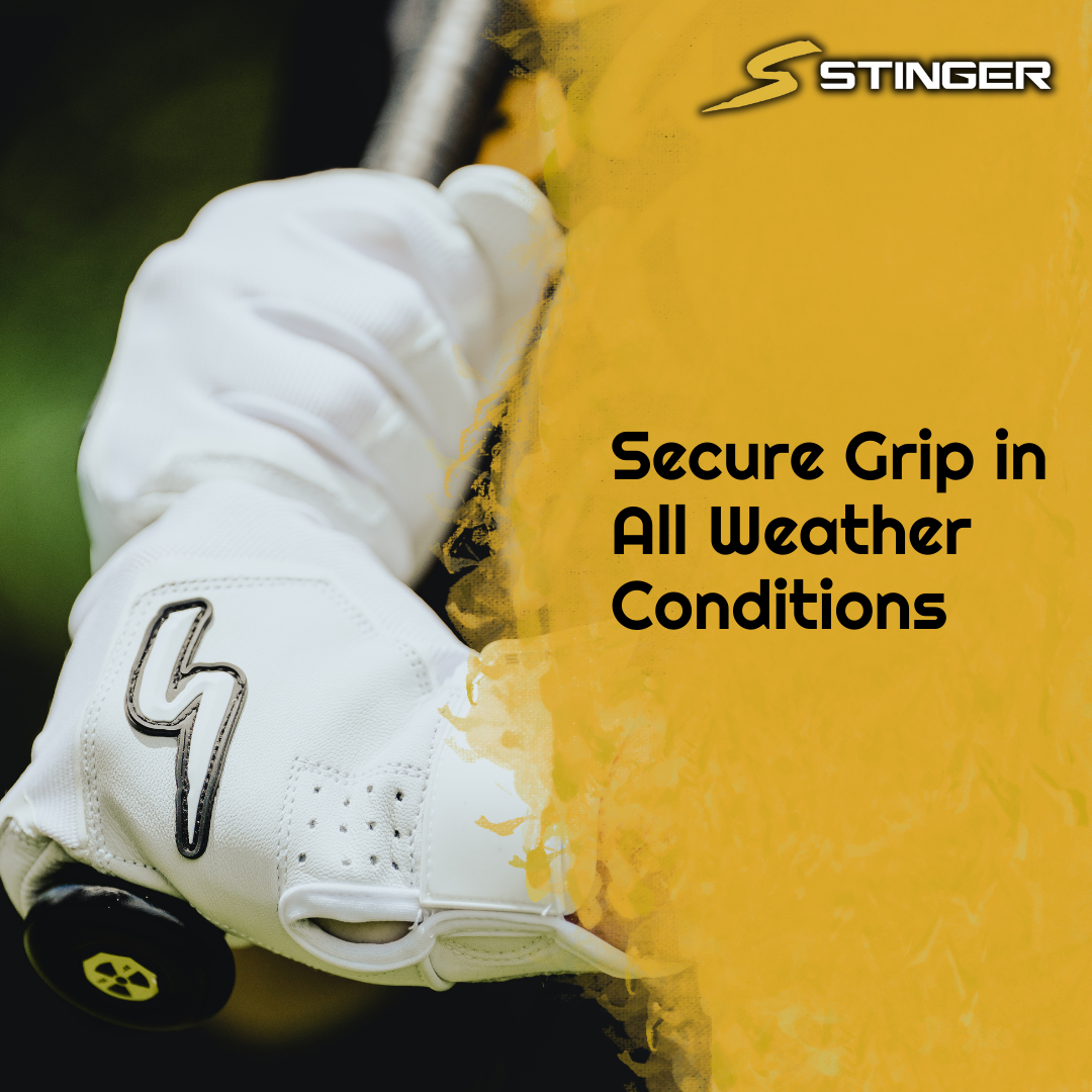 Sting Squad Batting Gloves - White Out