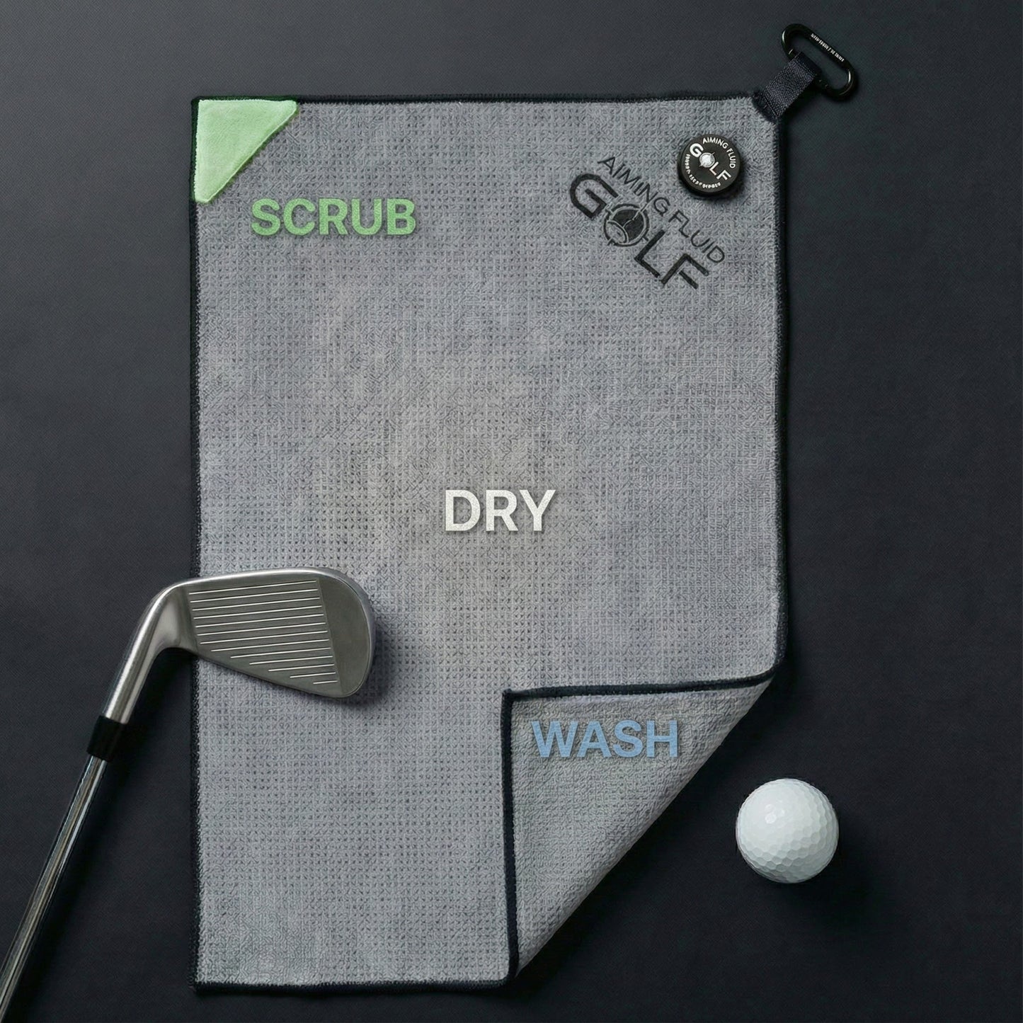 Magna-Anchor™ Magnetic Golf Towel – The 40 (16×40)