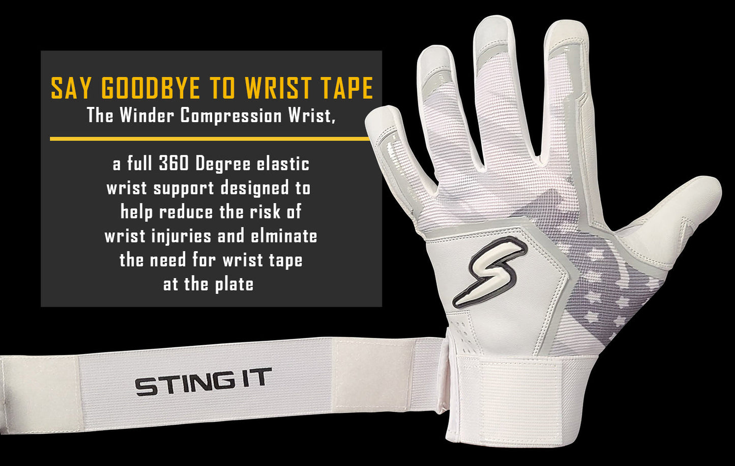 Winder Series Batting Gloves - Miami Nights