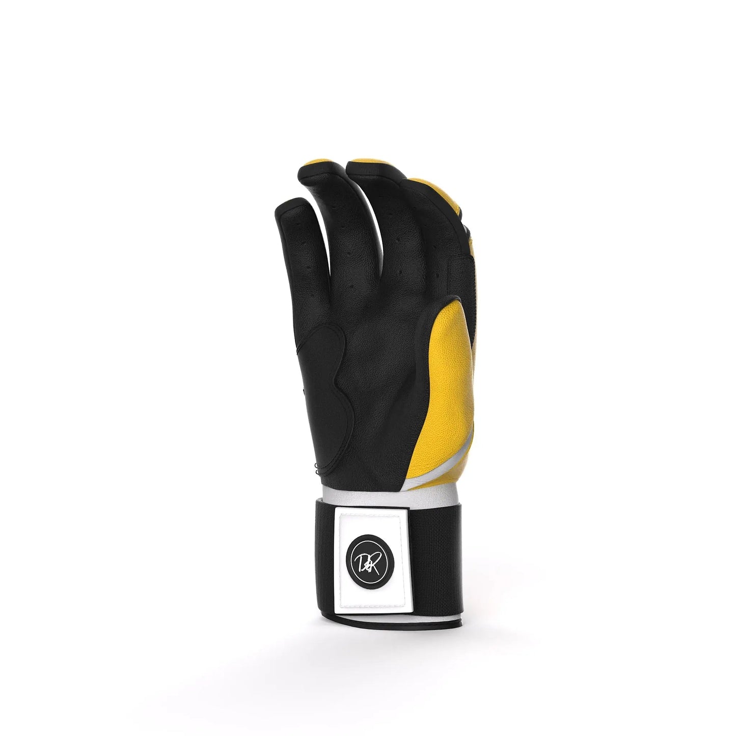 Drip & Rip™ 'Baller' Series Premium Leather Long Cuff Batting Gloves Danger Zone