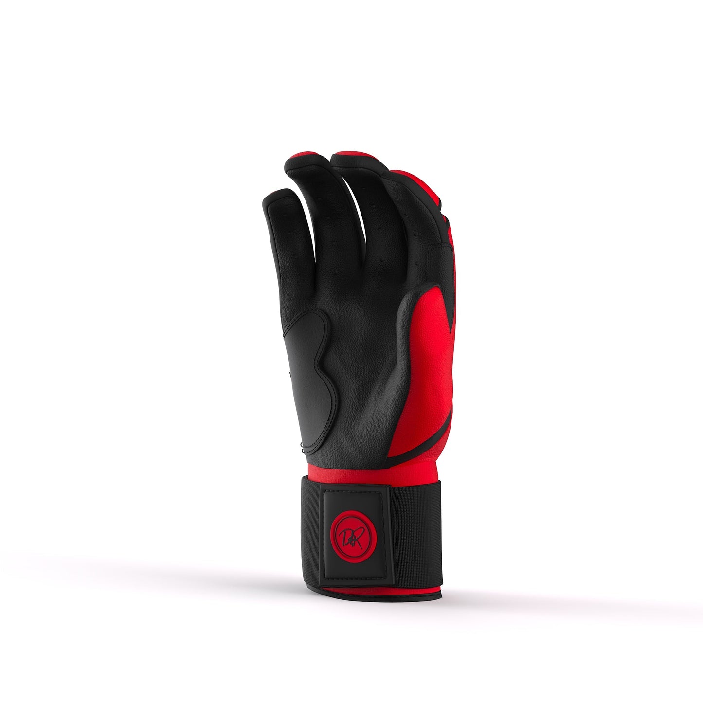 Drip & Rip™ 'Baller' Series Premium Leather Long Cuff Batting Glove Magma