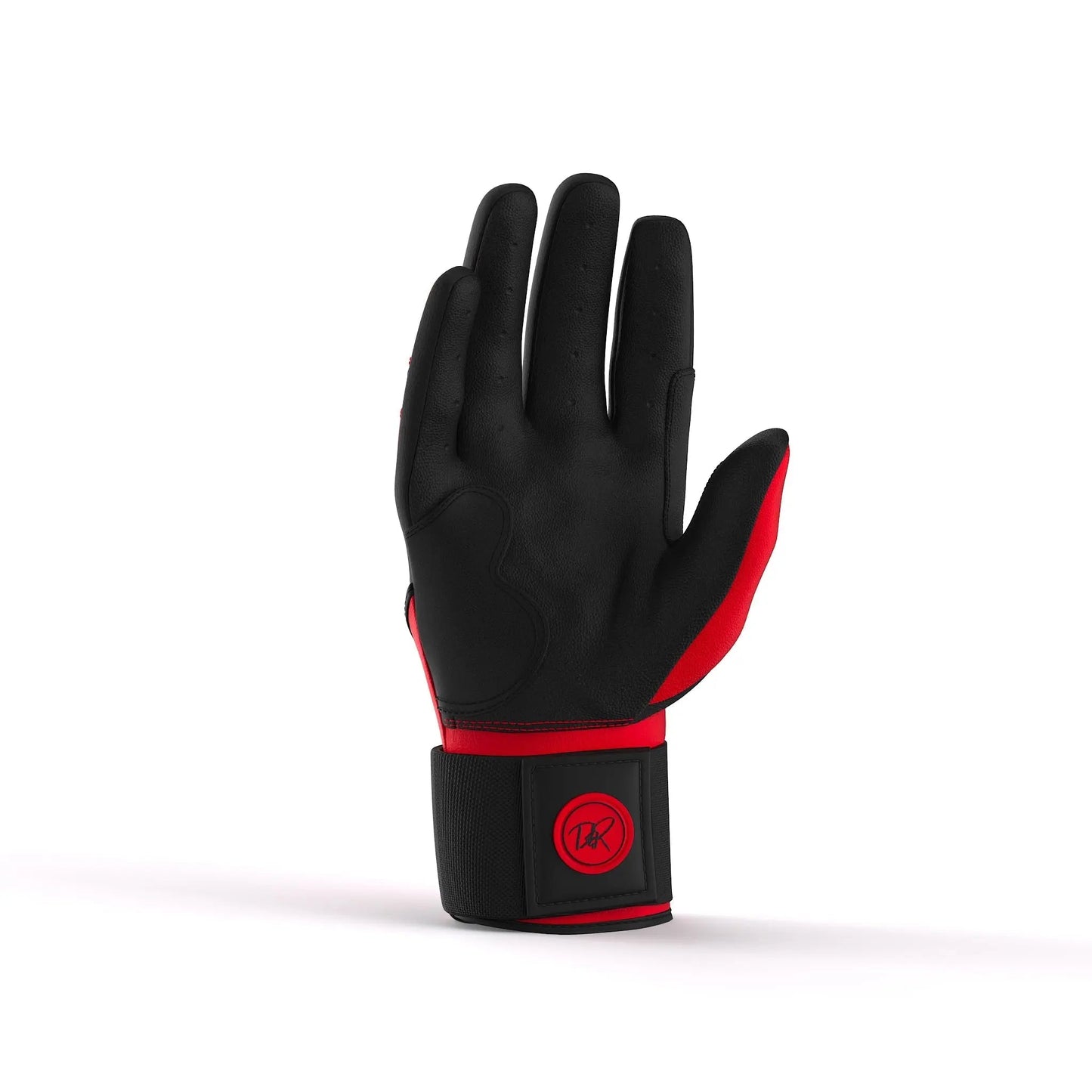Drip & Rip™ 'Baller' Series Premium Leather Long Cuff Batting Glove Magma