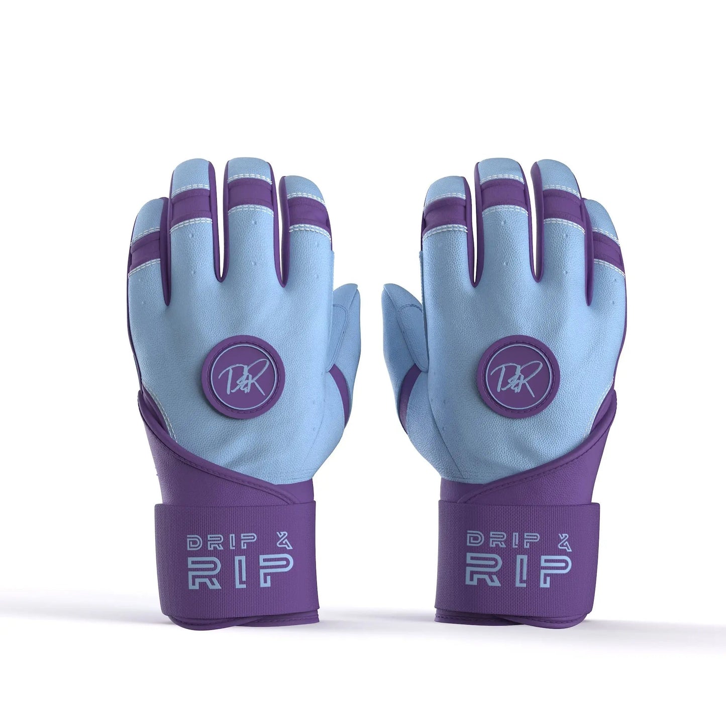 Drip & Rip™ 'Baller' Series Premium Leather Long Cuff Batting Glove Mint Condition
