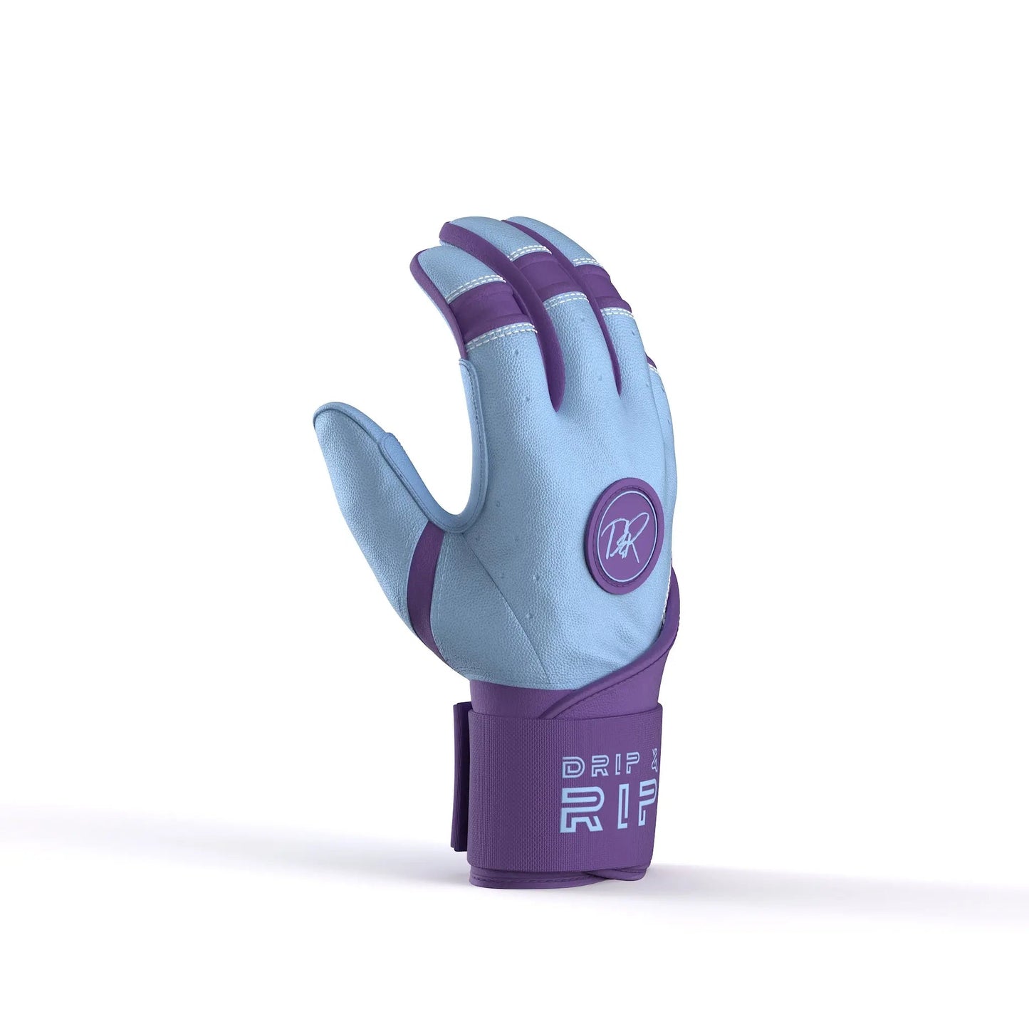 Drip & Rip™ 'Baller' Series Premium Leather Long Cuff Batting Glove Mint Condition