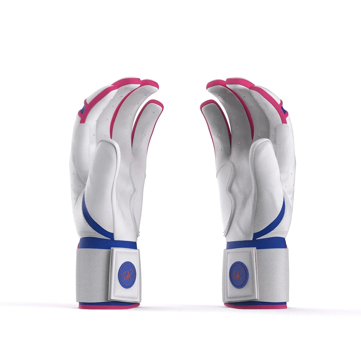 Drip & Rip™ 'Baller' Series Premium Leather Long Cuff Batting Glove South Beach Smoke