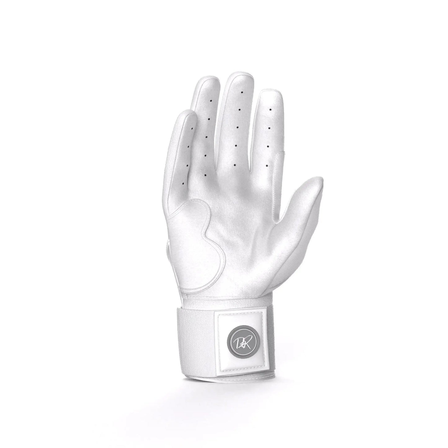 Drip & Rip™ "Baller" Series Premium Leather Long Cuff Batting Gloves Specter