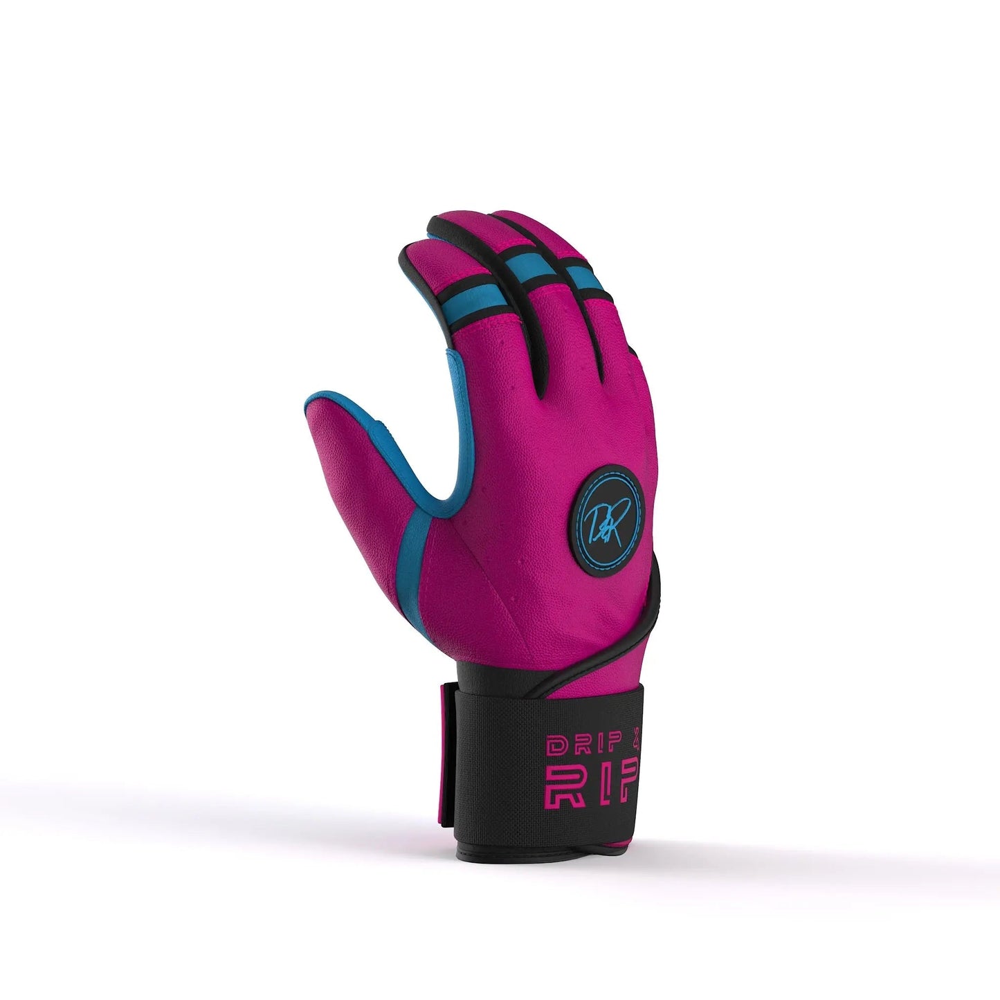 Drip & Rip™ "Baller" Series Premium Leather Long Cuff Batting Gloves Vice Vice Baby