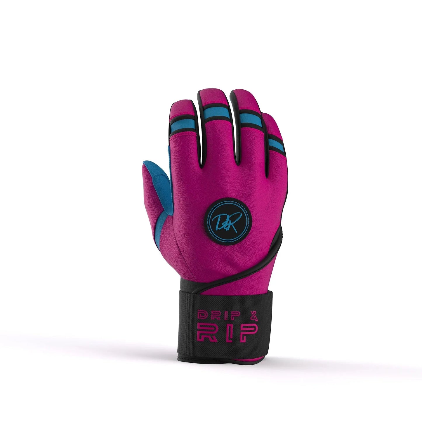 Drip & Rip™ "Baller" Series Premium Leather Long Cuff Batting Gloves Vice Vice Baby