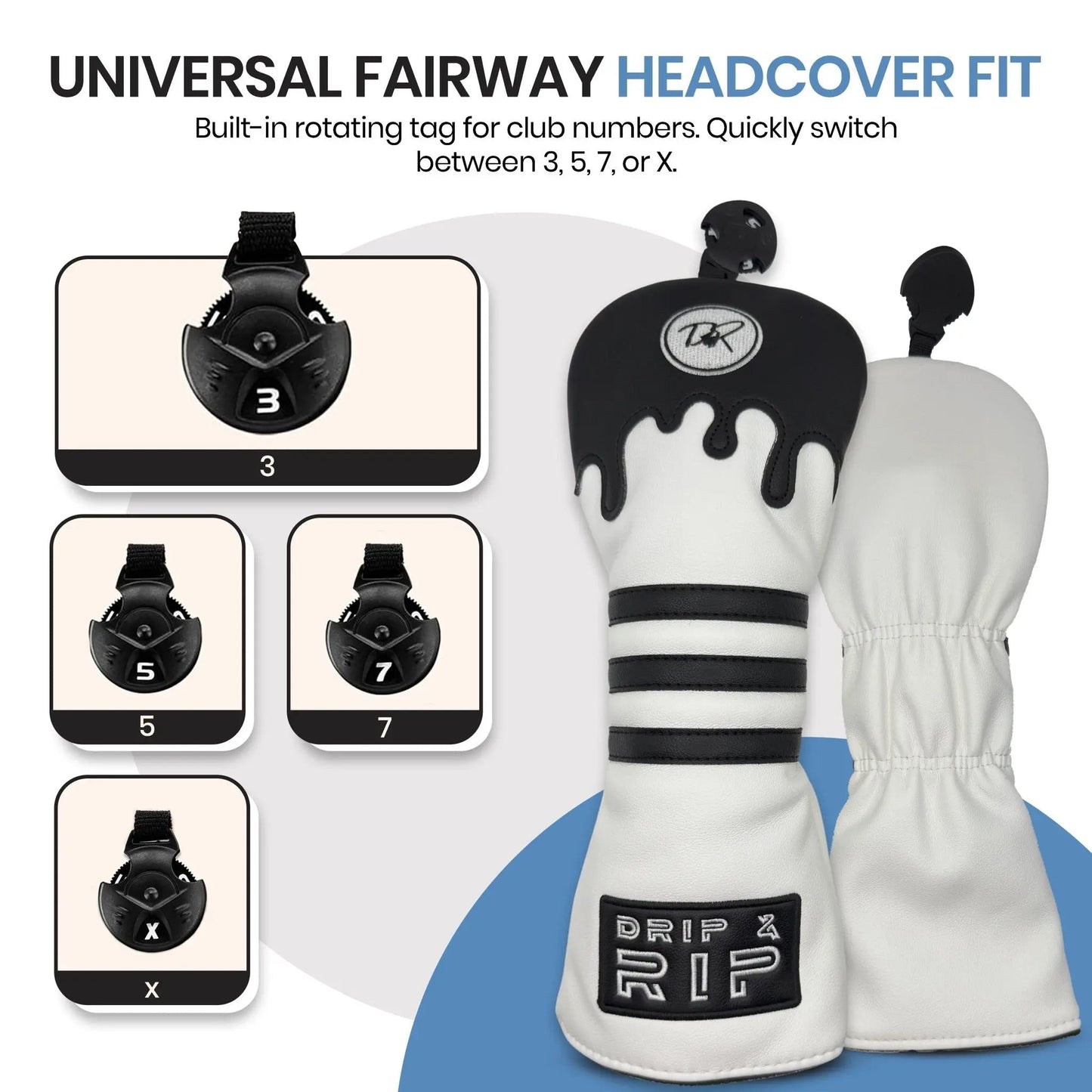 Drip & Rip™ Bomber Series Specter Fairway Wood Headcover