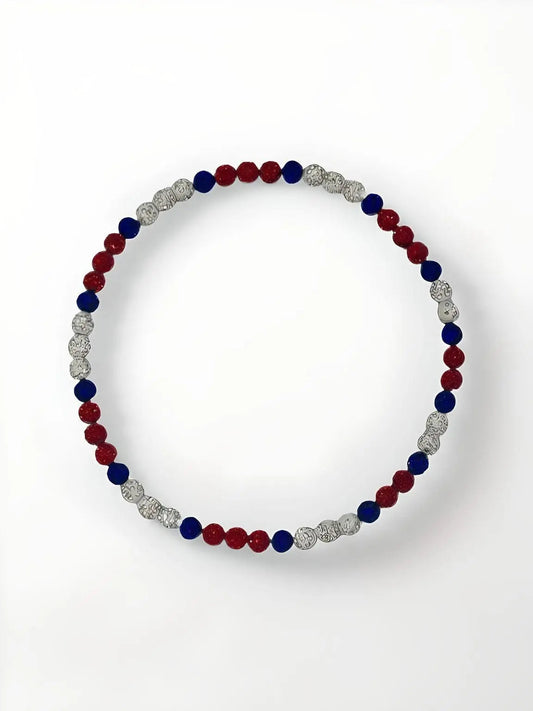 Drip & Rip™ Crystal Baller Flags Necklace